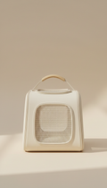 Transportadora minimalista para mascotas